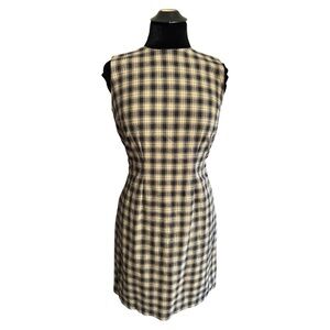 Vintage Sag Harbor 90s Cotton Plaid Dress